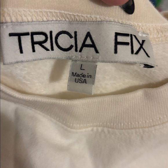 Tricia Fix Indigo Butterfly Crewneck Sweatshirt - Picture 5 of 6